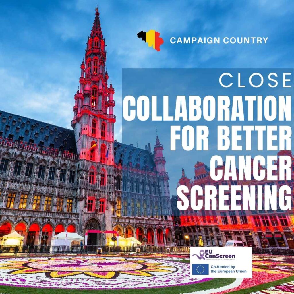 Close collaboration between the Belgian Cancer Registry (BCR) and the other Belgian partners in improving cancer screening in Belgium