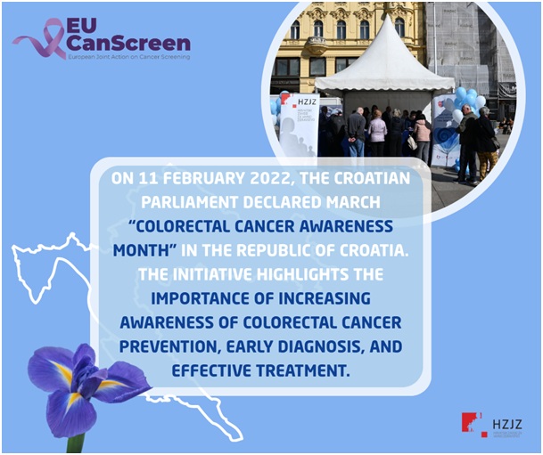 Colorectal Cancer Awareness Month in Croatia