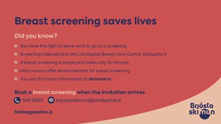 Poster breast screening