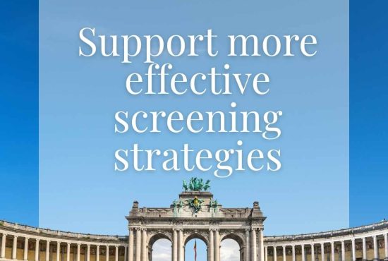 Strengthening data sharing and screening monitoring in Belgium